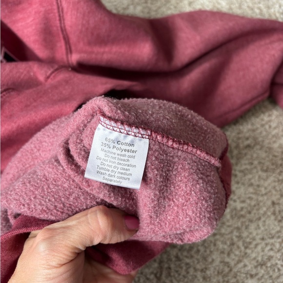 Official Oxford University Pullover Hoodie Heather Maroon Adult Unisex Sz Medium - Picture 7 of 10